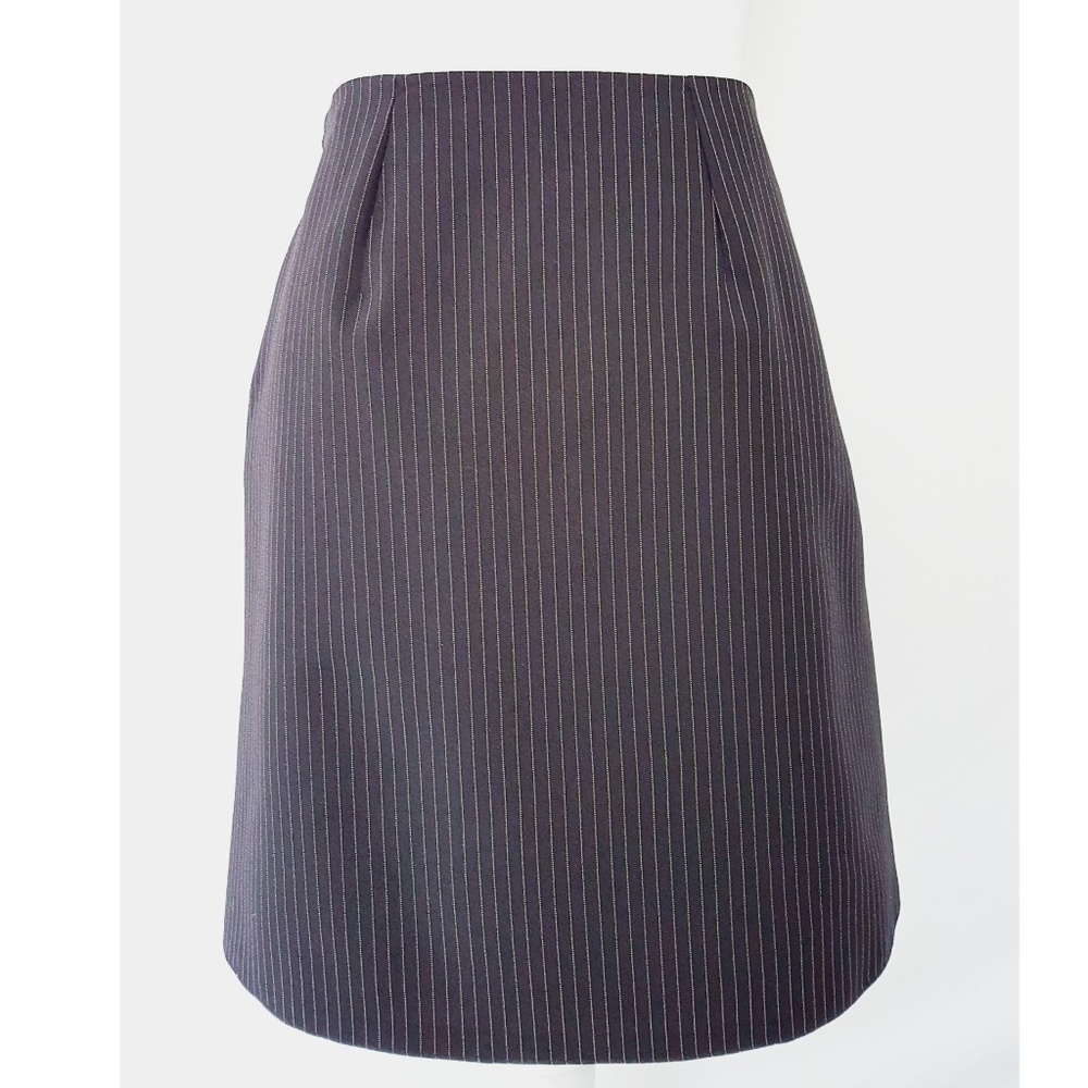 Black and White Stripe Pensil Skirt.